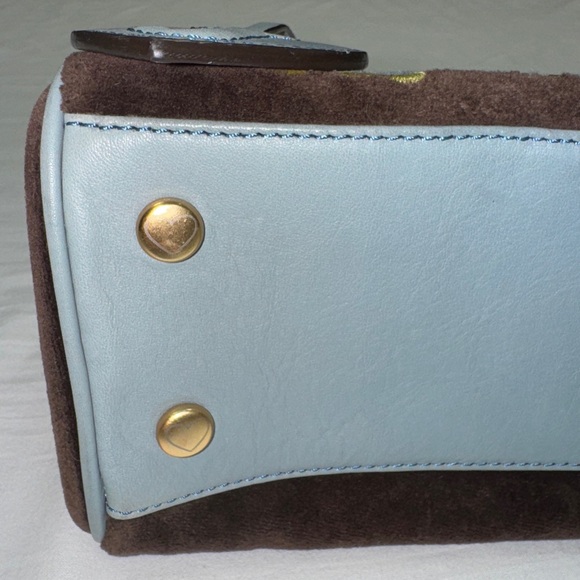 Vintage Juicy Couture Mini Bowler Bag Purse American Princess Handbag Y2K RARE - Picture 9 of 15